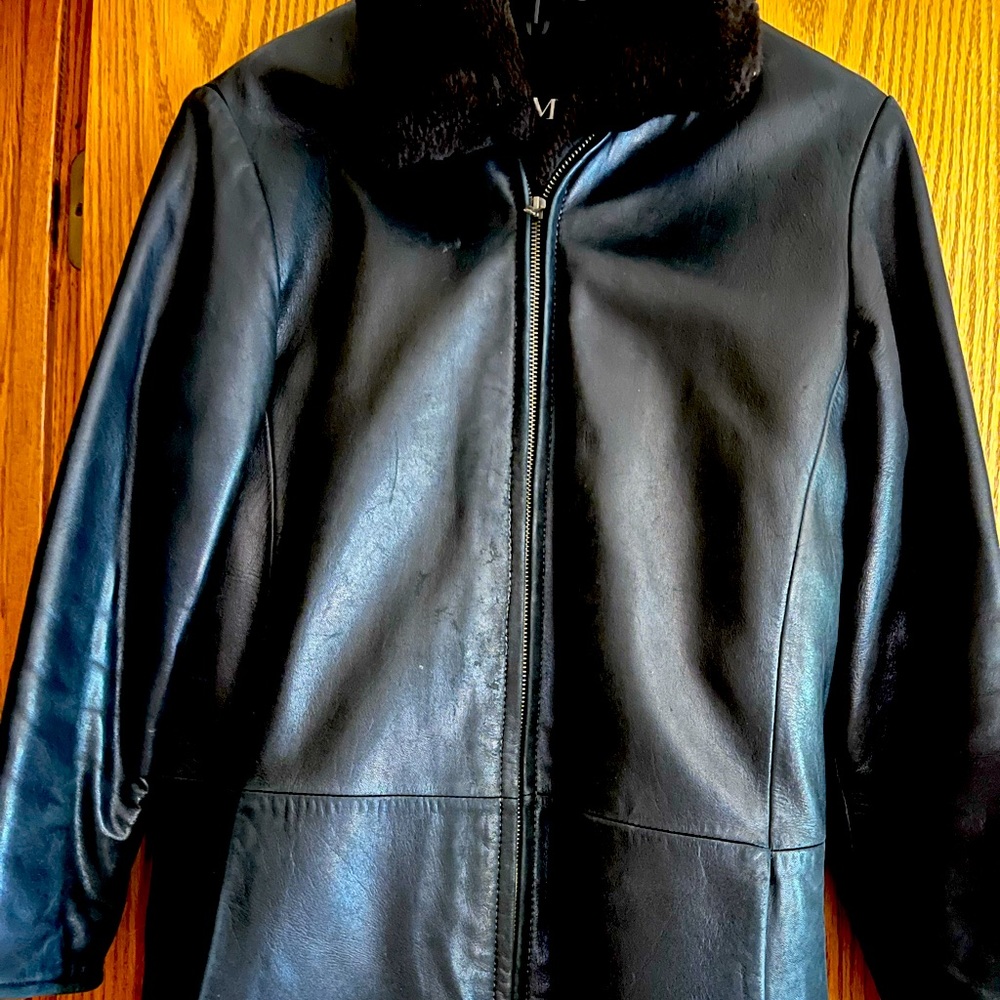 A M Studio Leather jacket